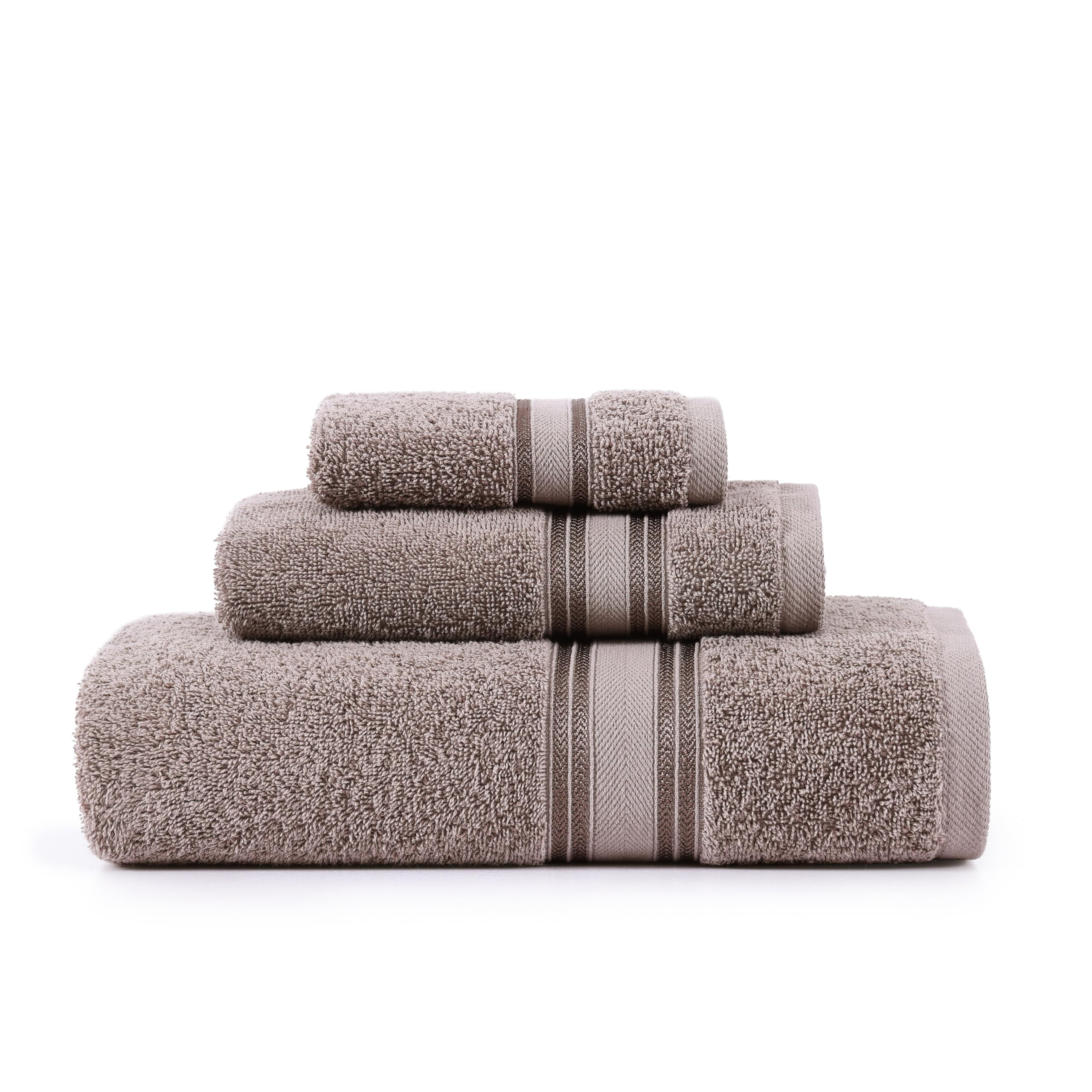 LANE LINEN Bathroom Towels Set of 18 – Zero Twist, 100% Mercerized Cotton Towel, 6 Bath, 6 Handtowel & 6 Washcloths, Luxury Hotel Design, Perfect for Salon & Guests, Machine Washable – Cerulean Blue