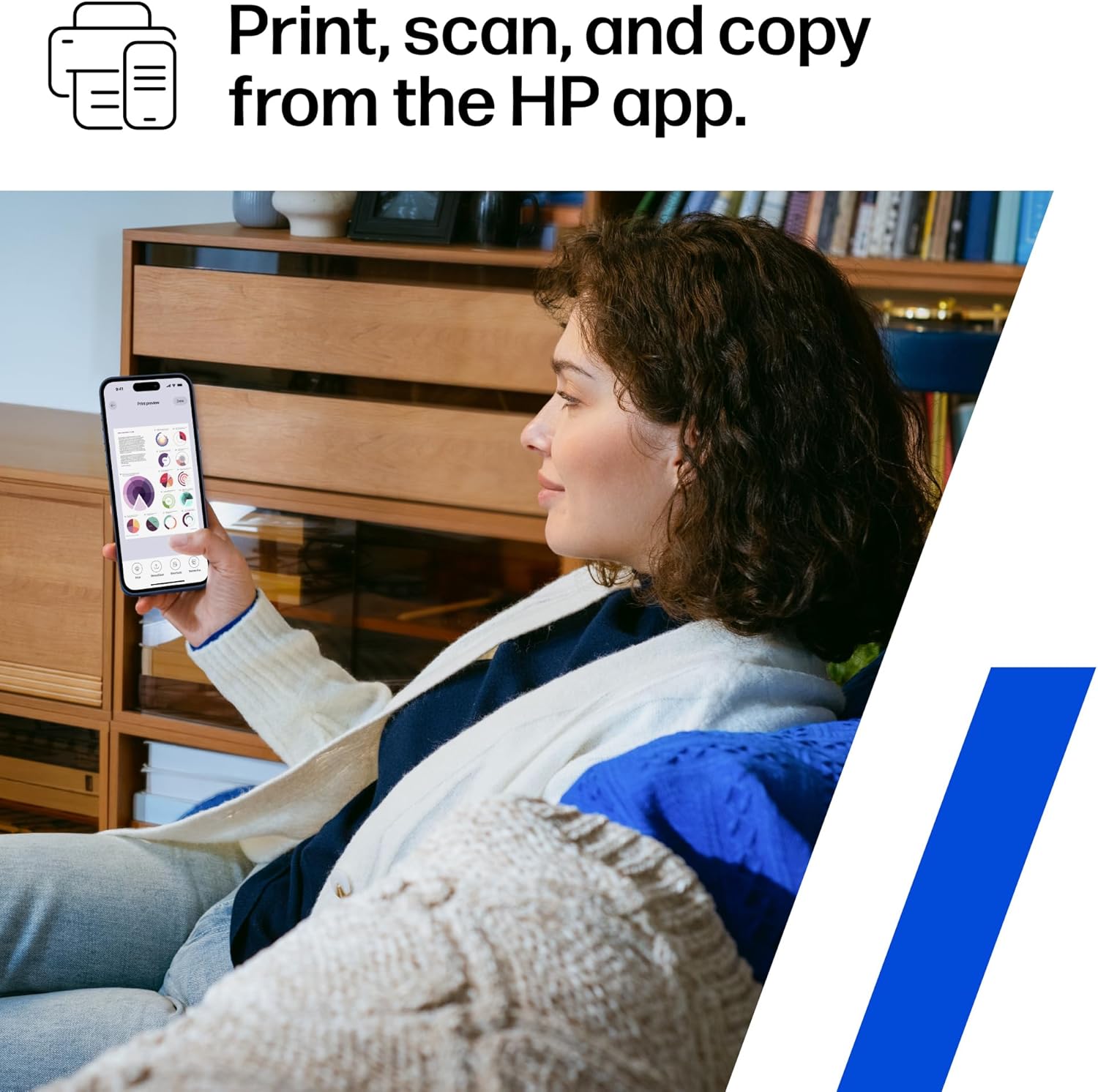 HP OfficeJet Pro 9135 Wireless All-in-One Color Inkjet Printer, Print, Scan, Copy, Fax, ADF, Duplex Print/scan, Best-for-Office, 3 Month Trial of Instant Ink Included, AI-Capable (C2WM0A)