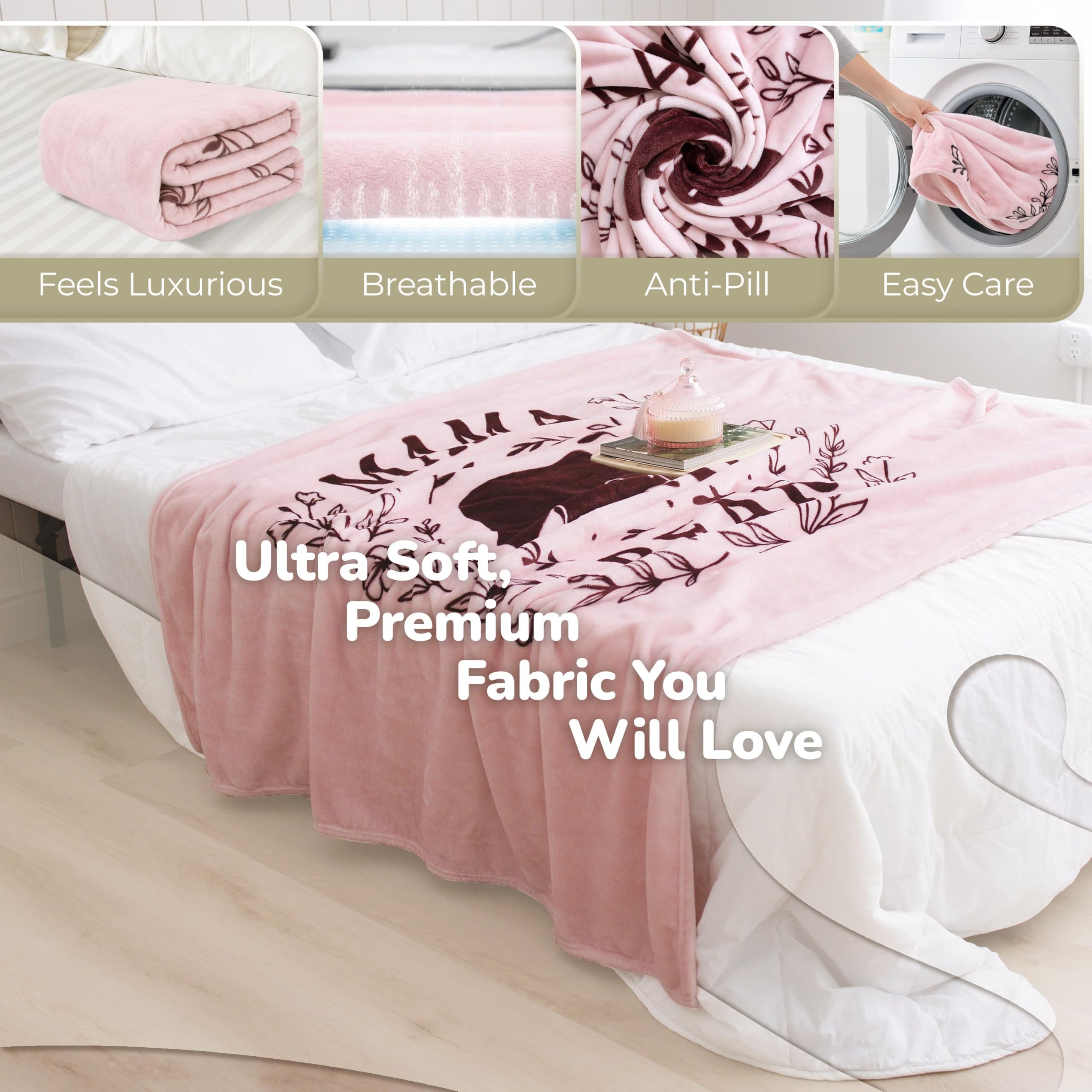 Super Blanky Wearable Blankets for Women & Men, Graduation Day Gift for Her, Cozy Gifts for Women, Wife Birthday Gifts Ideas