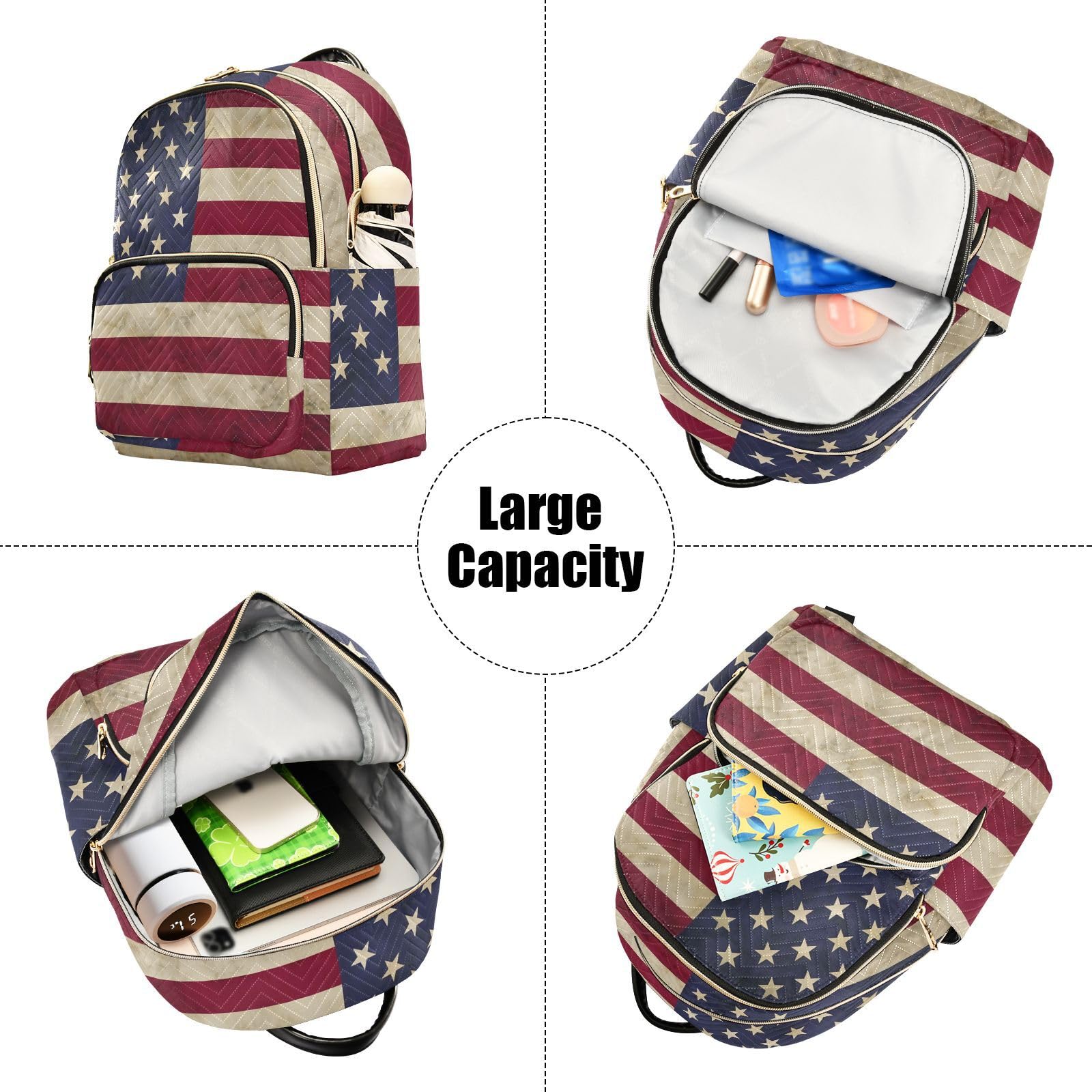 ALAZA Sun Moon Stars Witchy Small Backpack Purse for Women Travel Bag Fashion Daypack Back Pack Shoulder Bag