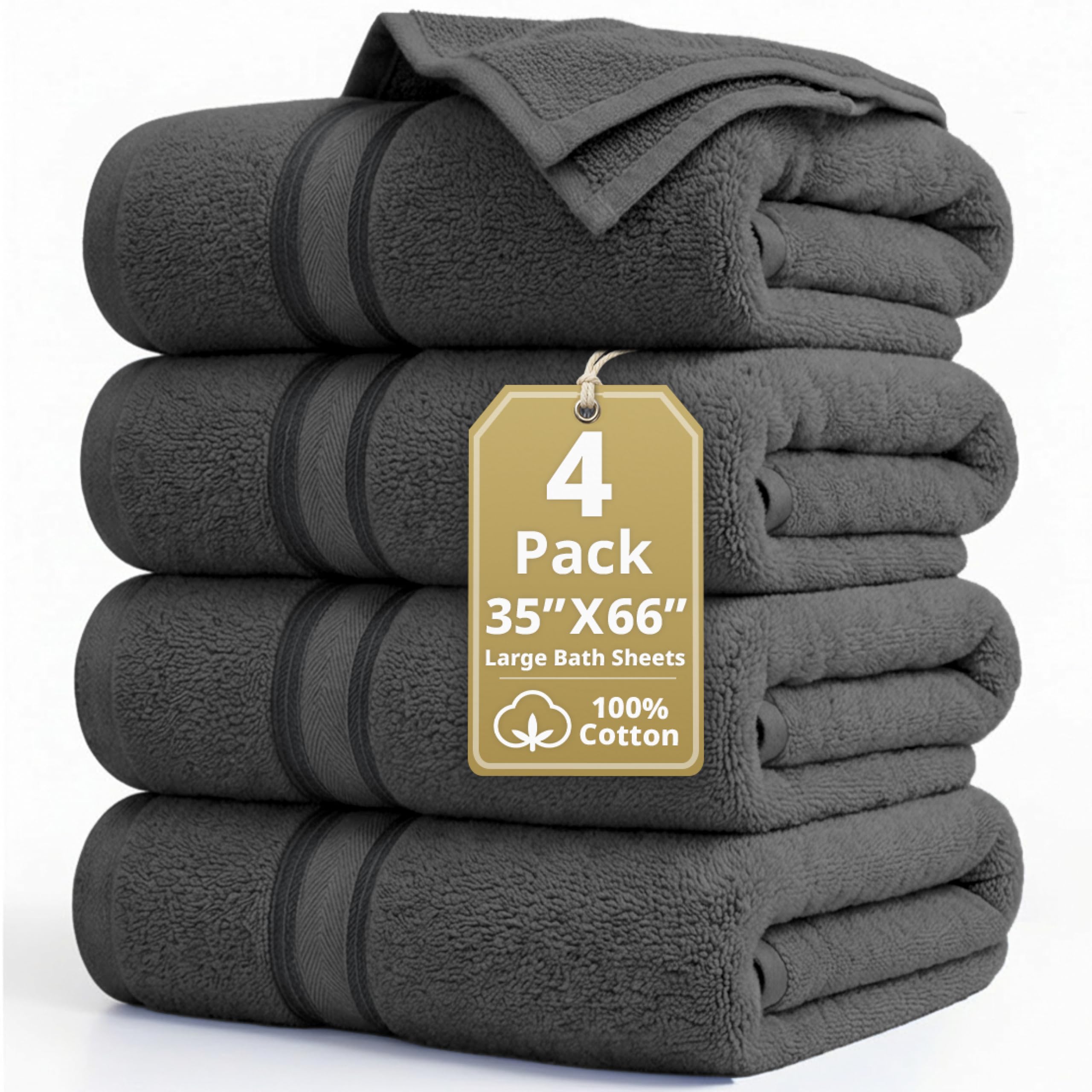 LANE LINEN Bathroom Towels Set of 18 – Zero Twist, 100% Mercerized Cotton Towel, 6 Bath, 6 Handtowel & 6 Washcloths, Luxury Hotel Design, Perfect for Salon & Guests, Machine Washable – Cerulean Blue