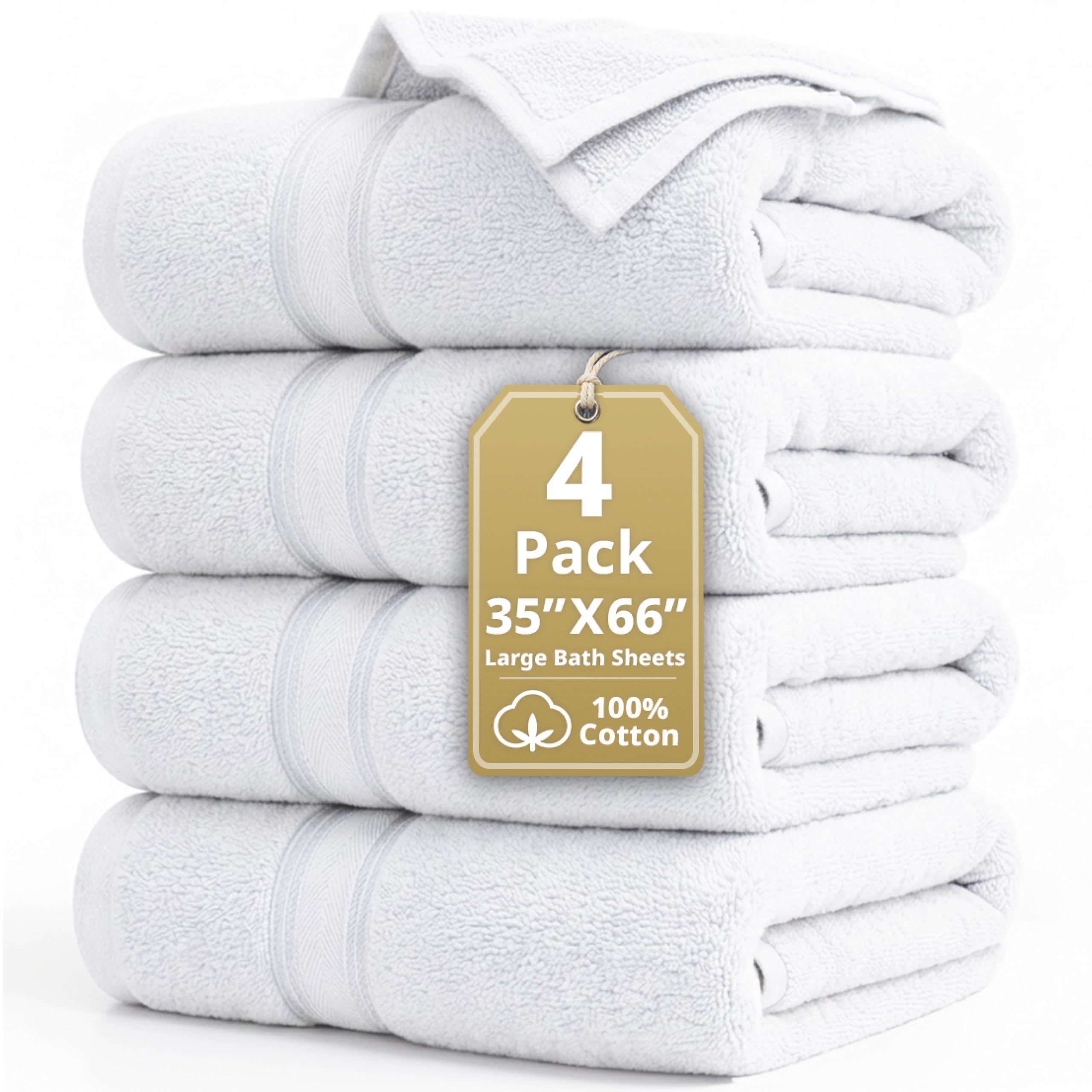 LANE LINEN Bathroom Towels Set of 18 – Zero Twist, 100% Mercerized Cotton Towel, 6 Bath, 6 Handtowel & 6 Washcloths, Luxury Hotel Design, Perfect for Salon & Guests, Machine Washable – Cerulean Blue