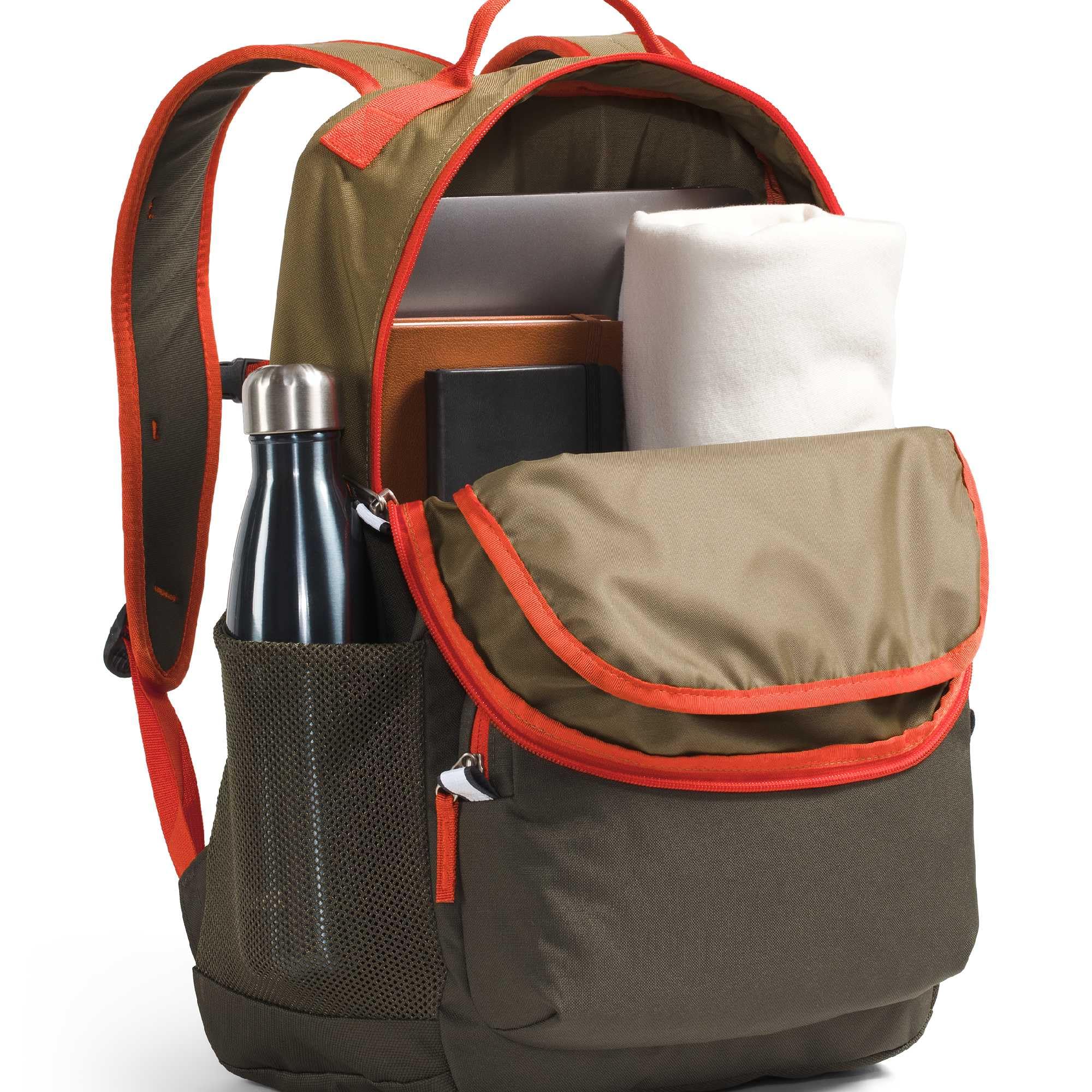 The North Face Teen Chuckwalla Daypack - Travel Backpack, Laptop Sleeve, Reflective Safety Details, Adjustable Strap, Pacific Teal/Slate Moss/Evergreen, One Size