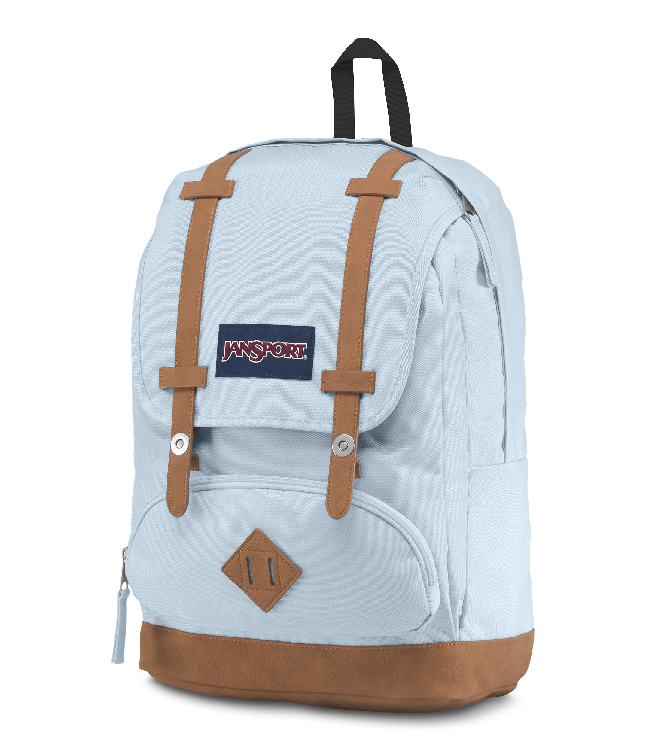 JanSport Cortlandt Laptop Backpack, Misty Rose, 15” Laptop Sleeve-Synthetic Leather Shoulder Computer Bag with Large Compartment, Padded Straps-Book Rucksack for Men, Women