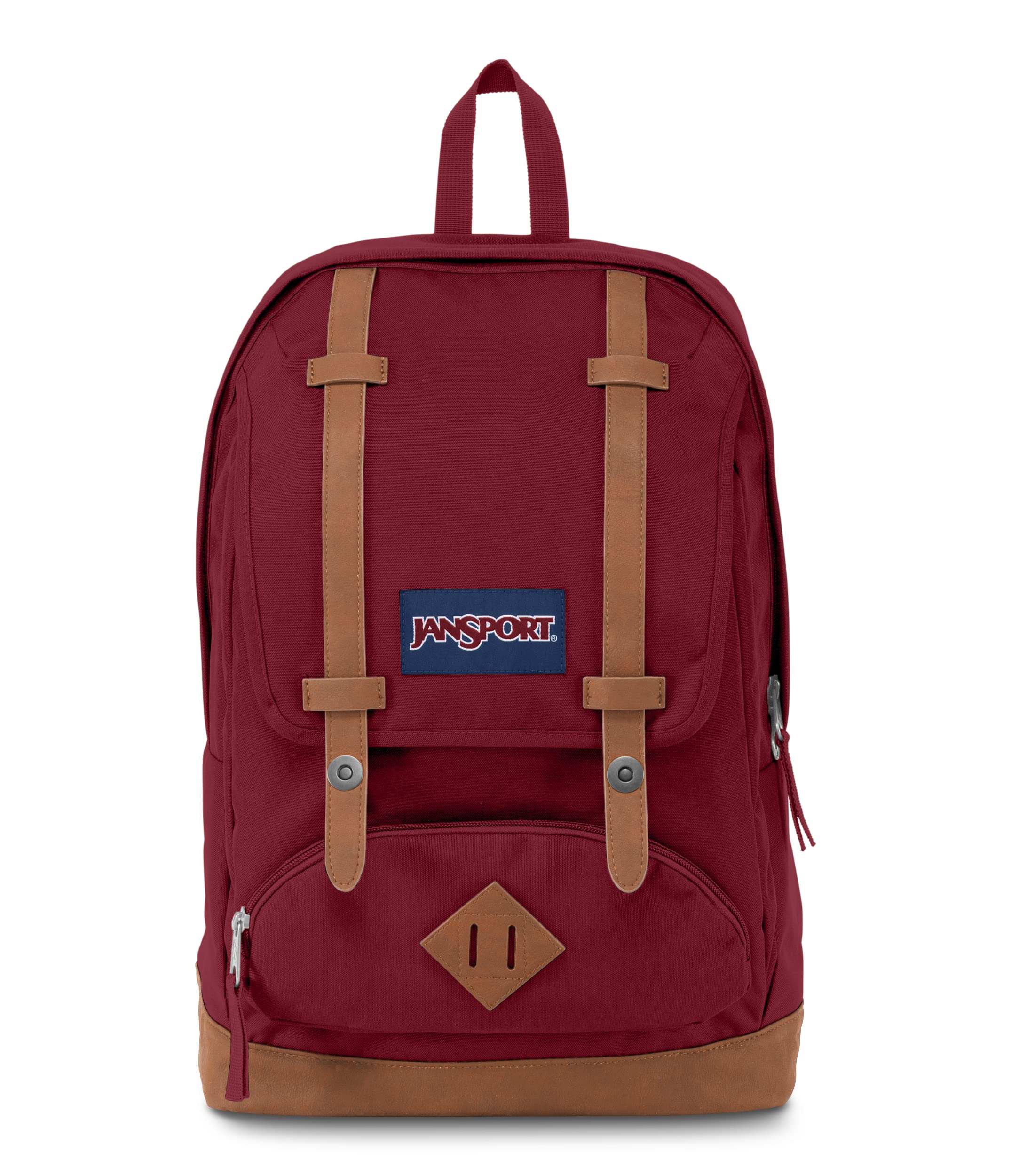 JanSport Cortlandt Laptop Backpack, Misty Rose, 15” Laptop Sleeve-Synthetic Leather Shoulder Computer Bag with Large Compartment, Padded Straps-Book Rucksack for Men, Women