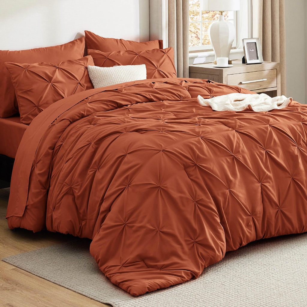 Bedsure Twin XL Comforter Set Pink - Dorm Room Essentials for Girls, Extra Long Twin XL Bedding Set with Sheets, All Season Down Alternative Comforter with Sheets, Pillowcase & Sham