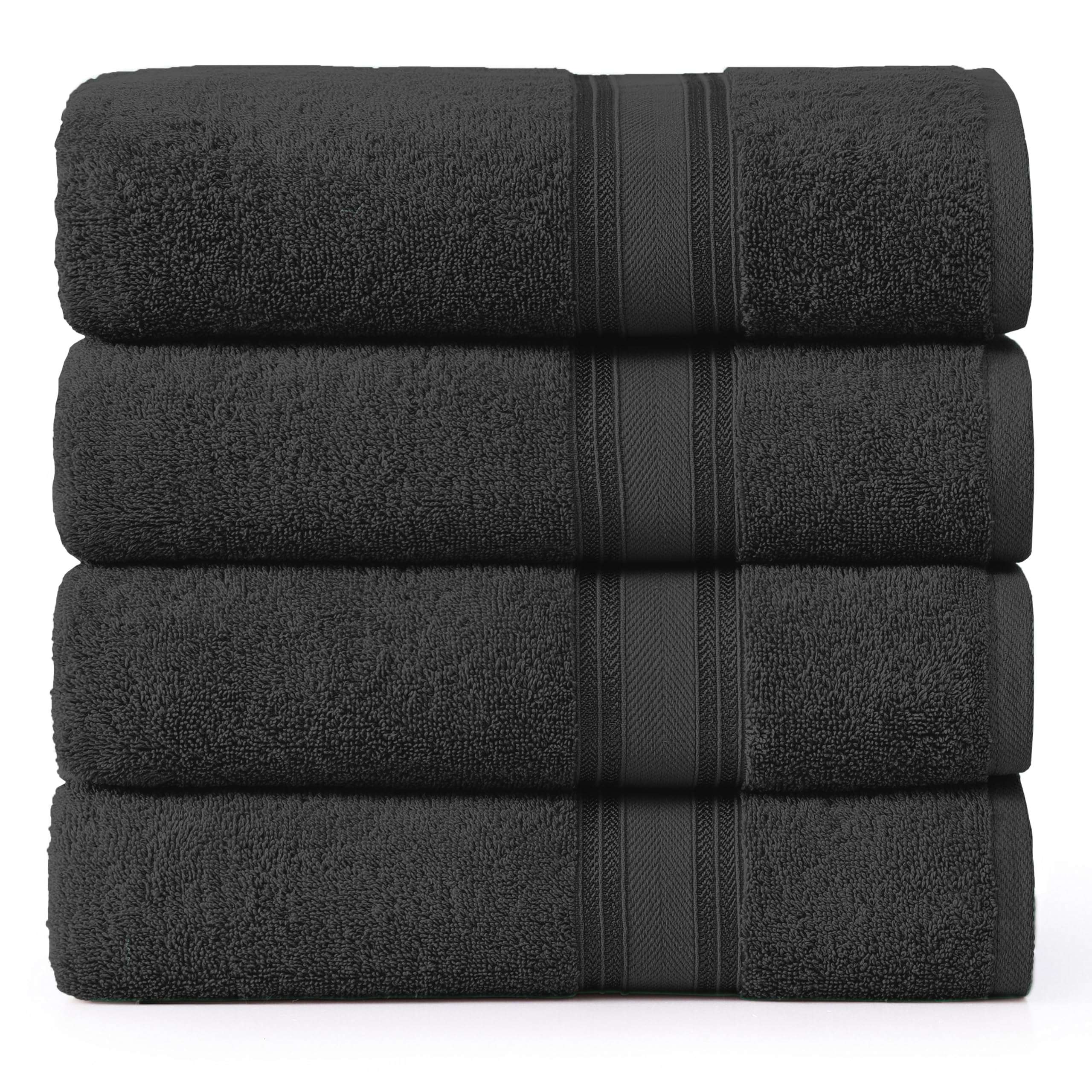 LANE LINEN Bathroom Towels Set of 18 – Zero Twist, 100% Mercerized Cotton Towel, 6 Bath, 6 Handtowel & 6 Washcloths, Luxury Hotel Design, Perfect for Salon & Guests, Machine Washable – Cerulean Blue