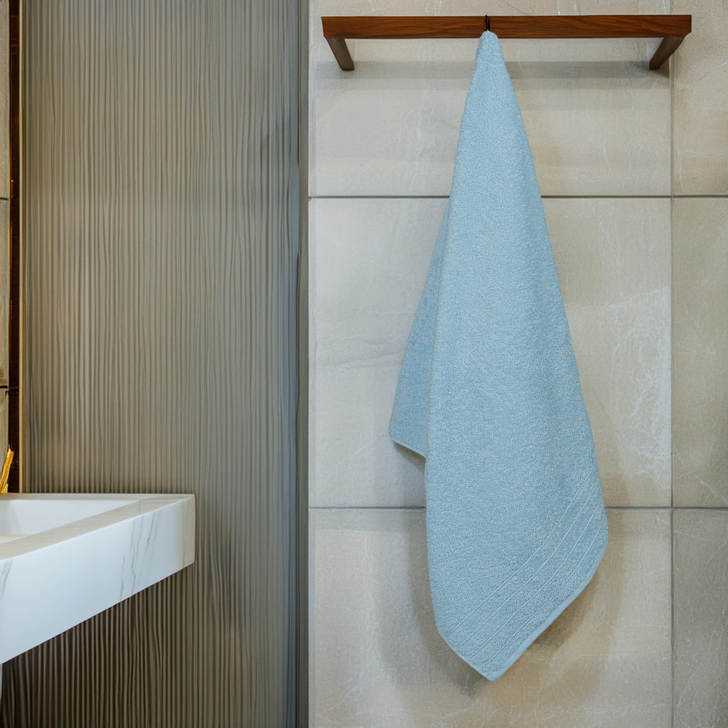 Tens Towels Pack of 4 Extra Large Bath Towels 30 x 60 Inches, 100% Cotton, Larger & Lighter Weight, Quicker to Dry, Super Soft and Absorbent, Perfect for Bathroom, Black