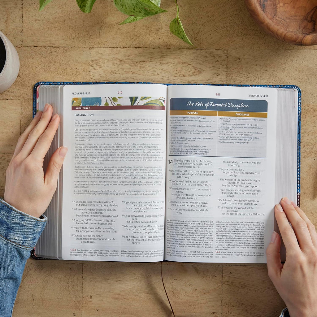 NIV, The Woman's Study Bible, Hardcover, Full-Color, Red Letter: Receiving God's Truth for Balance, Hope, and Transformation