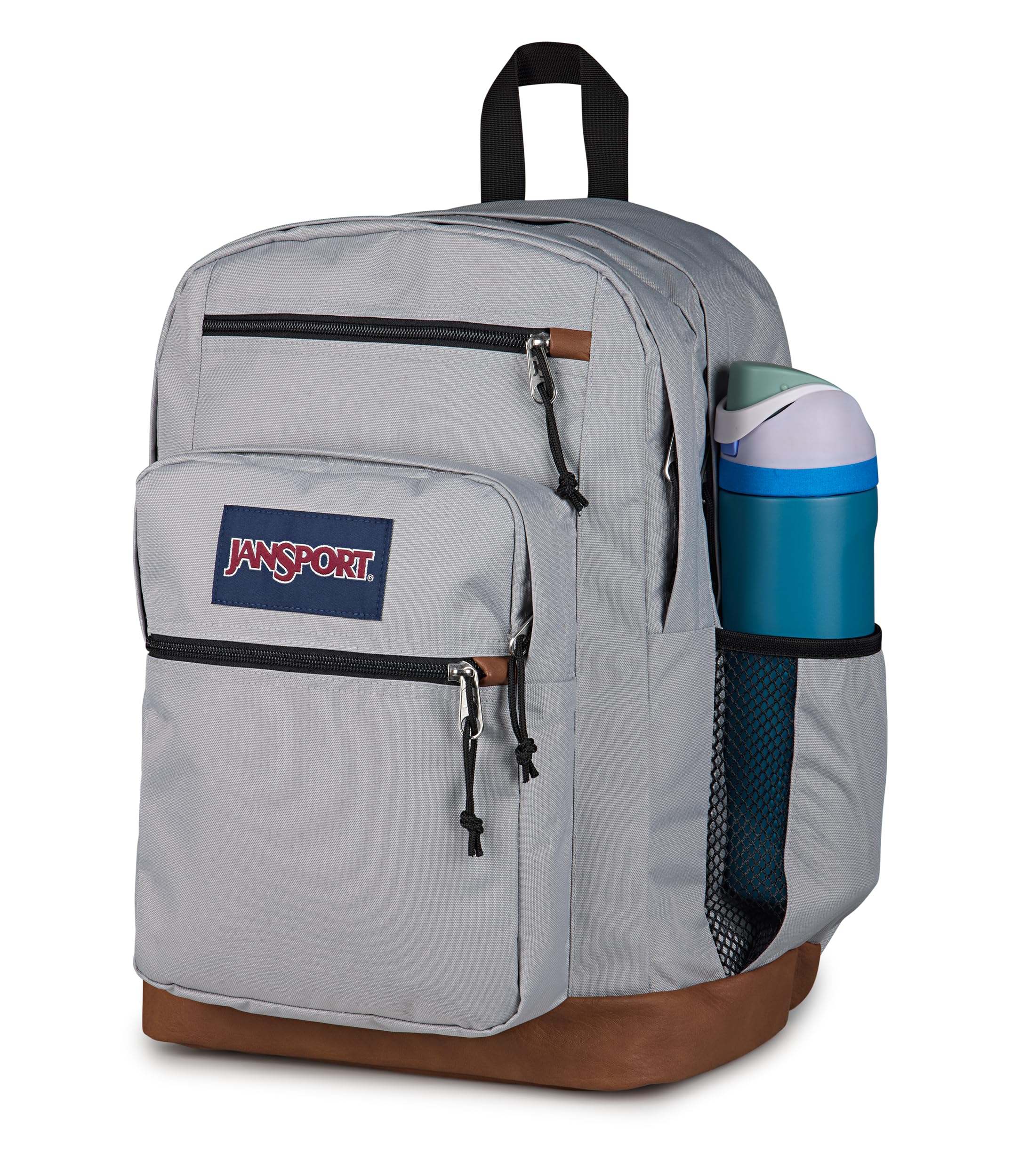 JanSport Cool Backpack, with 15-inch Laptop Sleeve - Large Computer Bag Rucksack with 2 Compartments, Ergonomic Straps, Black
