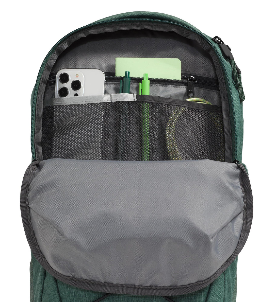 The North Face Jester Everyday Laptop Backpack - Commuter Daypack, Water Repellent, Laptop Sleeve, TNF Black-NPF, One Size | 28L recycled polyester with DWR finish, padded 16 in sleeve, chiropractor-endorsed FlexVent suspension, bottle pockets