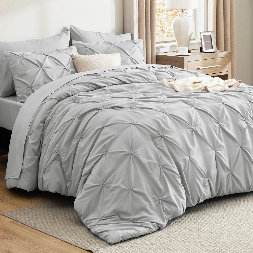 Bedsure Twin XL Comforter Set Pink - Dorm Room Essentials for Girls, Extra Long Twin XL Bedding Set with Sheets, All Season Down Alternative Comforter with Sheets, Pillowcase & Sham