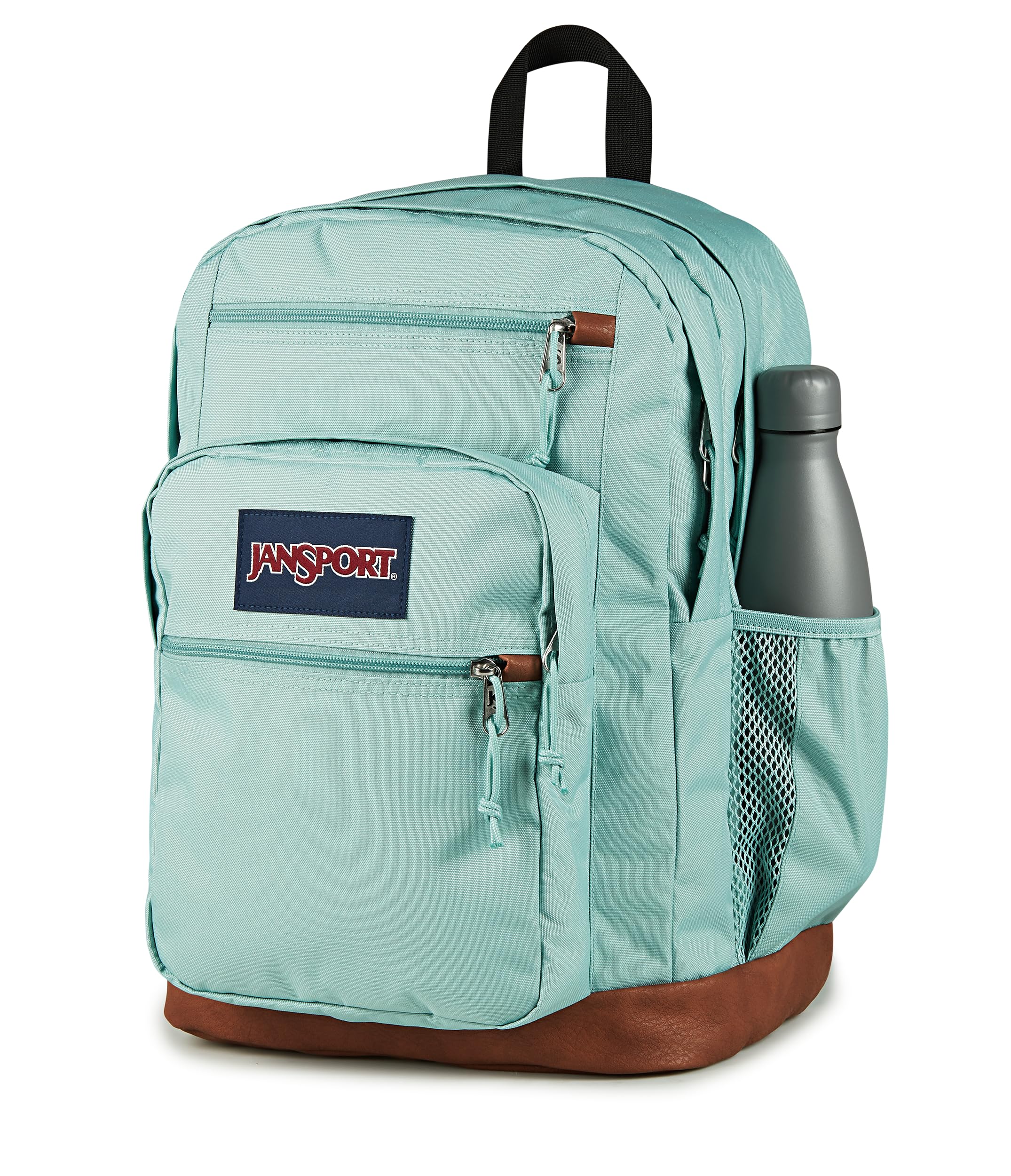 JanSport Cool Backpack, with 15-inch Laptop Sleeve - Large Computer Bag Rucksack with 2 Compartments, Ergonomic Straps, Black
