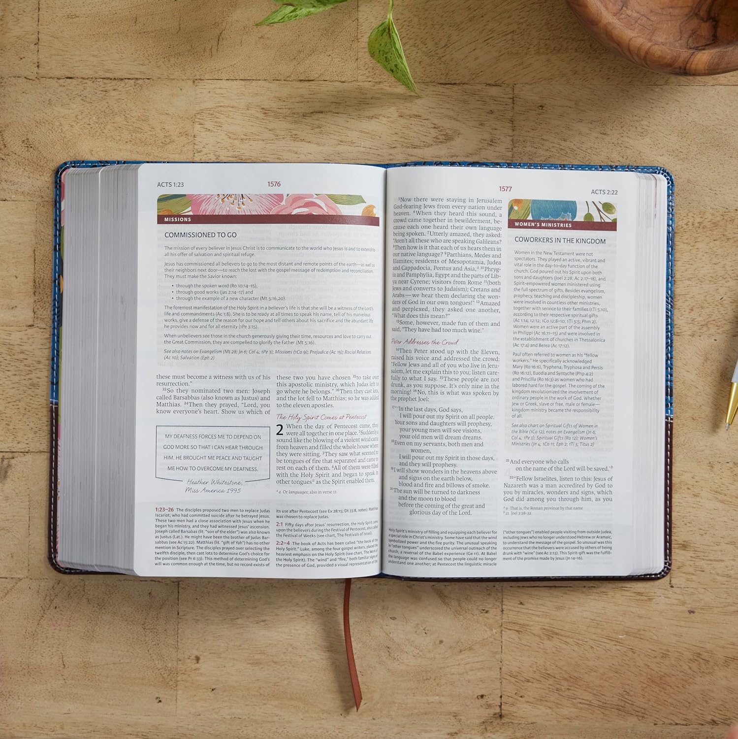 NIV, The Woman's Study Bible, Hardcover, Full-Color, Red Letter: Receiving God's Truth for Balance, Hope, and Transformation