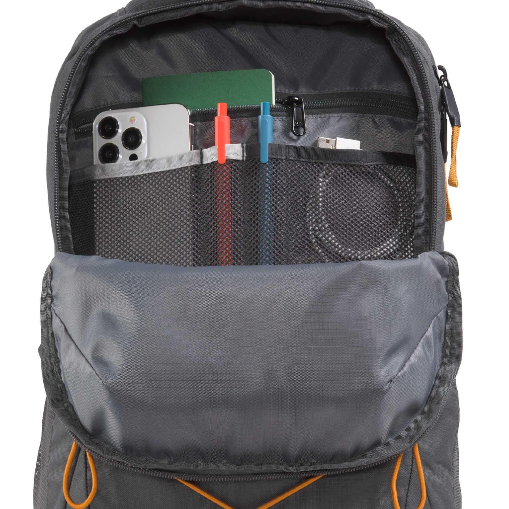The North Face Jester Everyday Laptop Backpack - Commuter Daypack, Water Repellent, Laptop Sleeve, TNF Black-NPF, One Size | 28L recycled polyester with DWR finish, padded 16 in sleeve, chiropractor-endorsed FlexVent suspension, bottle pockets