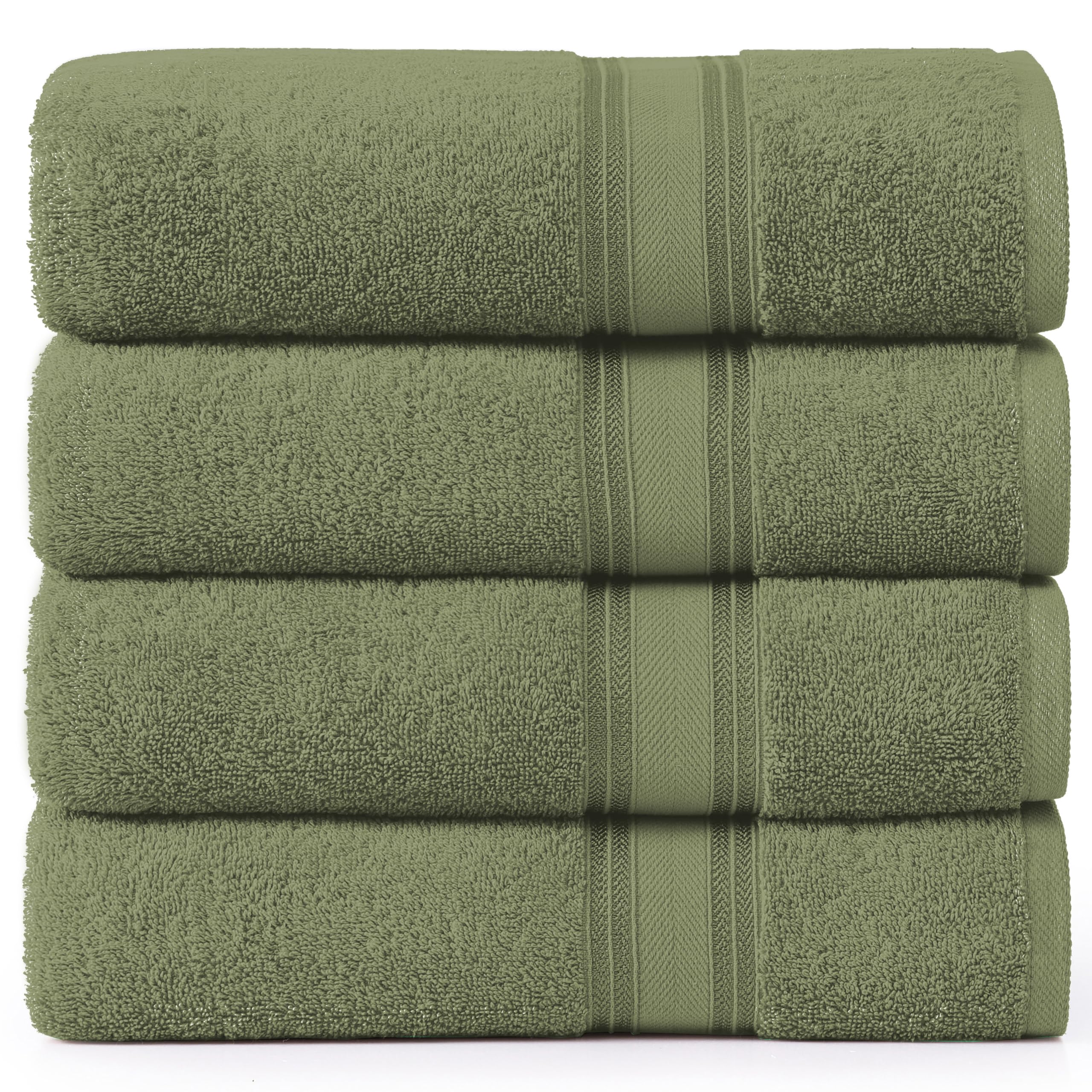 LANE LINEN Bathroom Towels Set of 18 – Zero Twist, 100% Mercerized Cotton Towel, 6 Bath, 6 Handtowel & 6 Washcloths, Luxury Hotel Design, Perfect for Salon & Guests, Machine Washable – Cerulean Blue