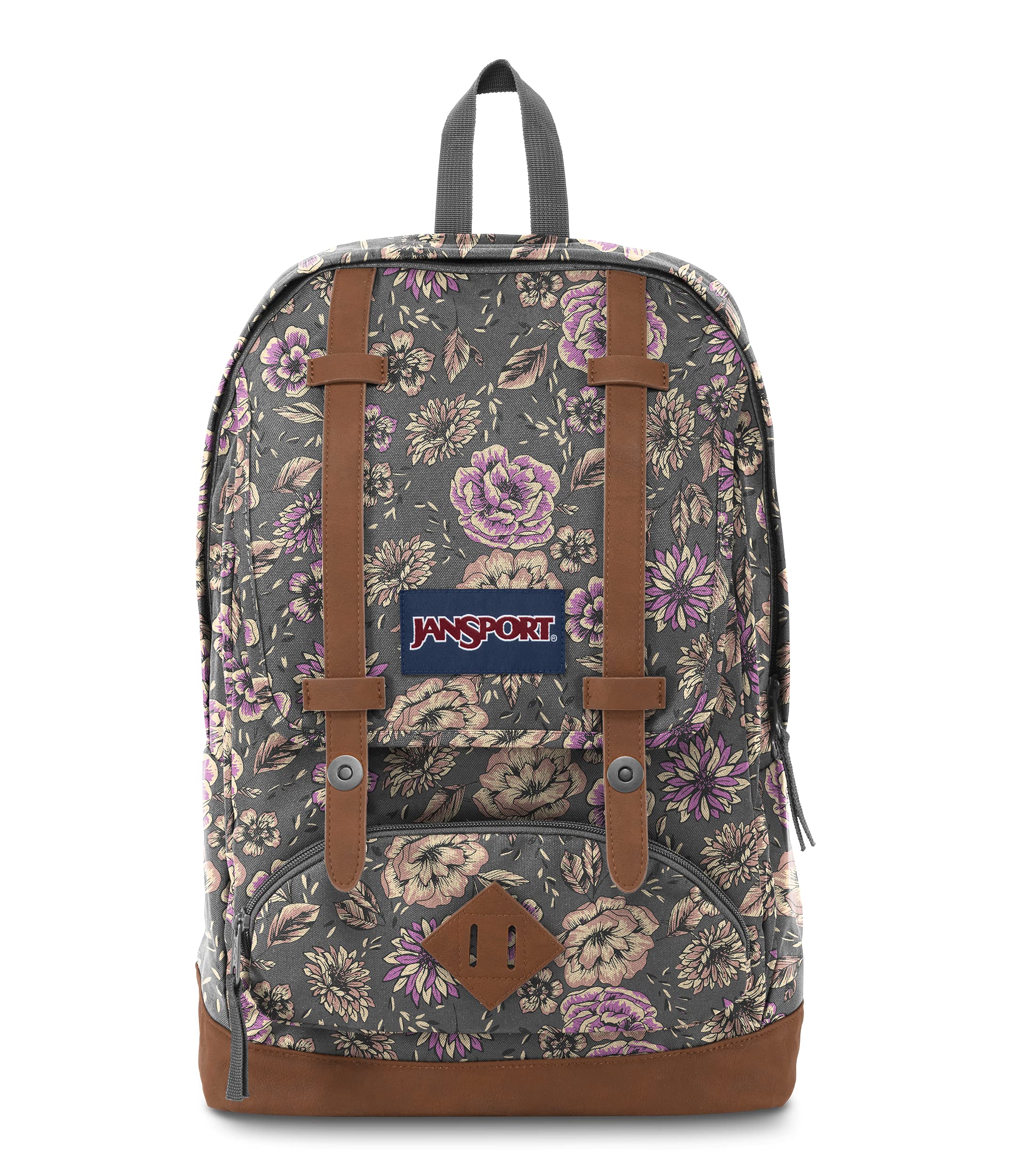 JanSport Cortlandt Laptop Backpack, Misty Rose, 15” Laptop Sleeve-Synthetic Leather Shoulder Computer Bag with Large Compartment, Padded Straps-Book Rucksack for Men, Women