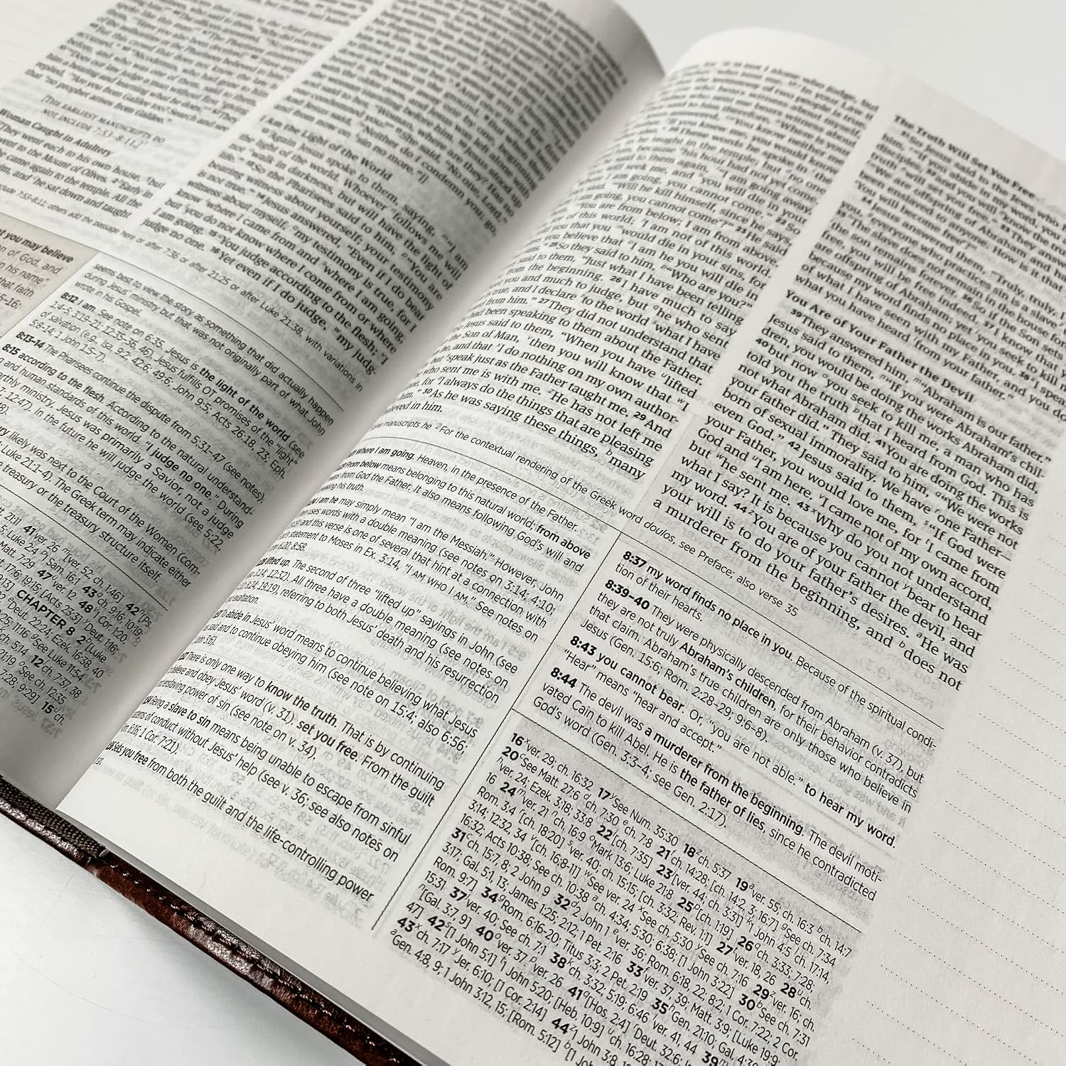 Hand Lettered and Laser Engraved ESV Journaling Study Bible, Personalized Gift, Custom Name Engraving Available