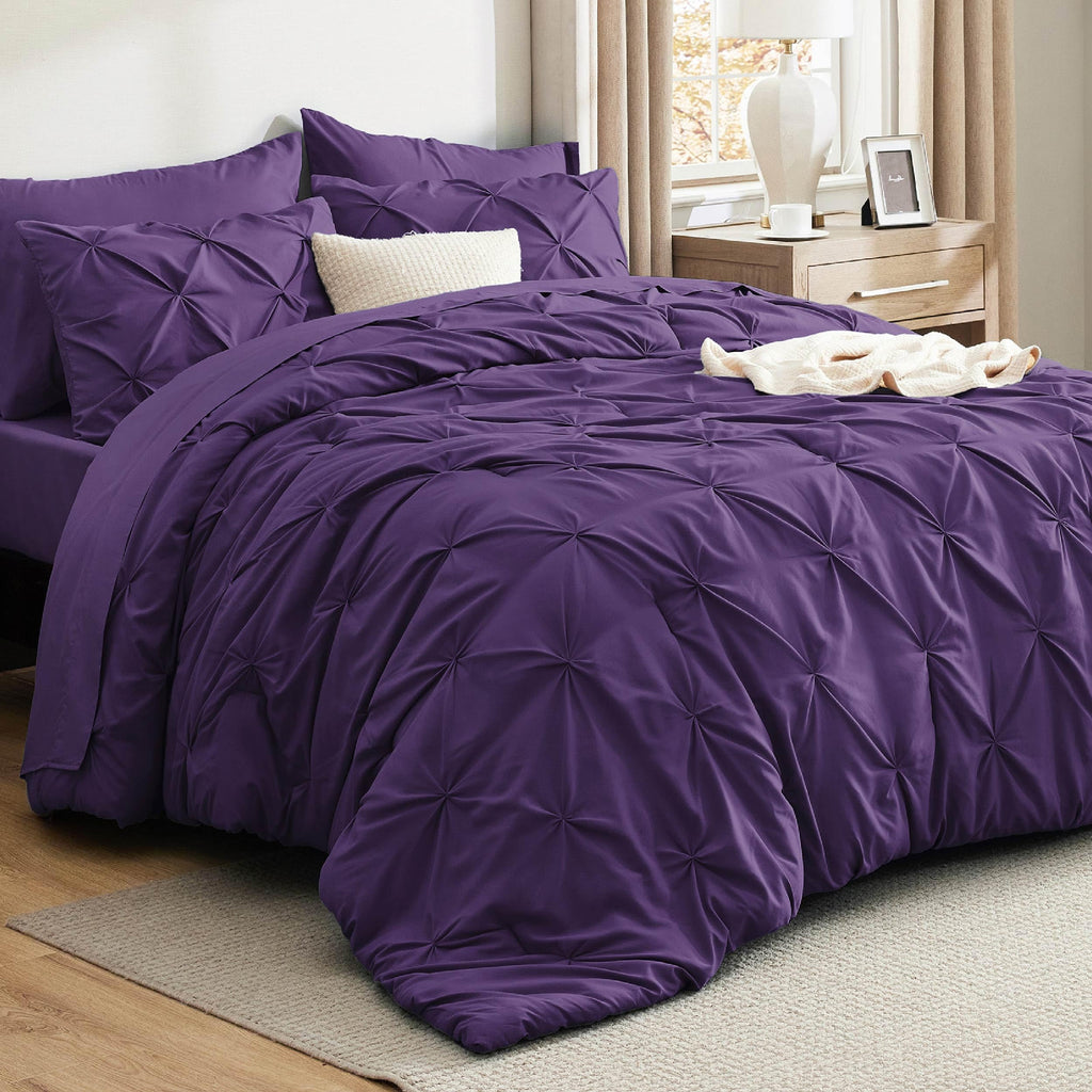 Bedsure Twin XL Comforter Set Pink - Dorm Room Essentials for Girls, Extra Long Twin XL Bedding Set with Sheets, All Season Down Alternative Comforter with Sheets, Pillowcase & Sham