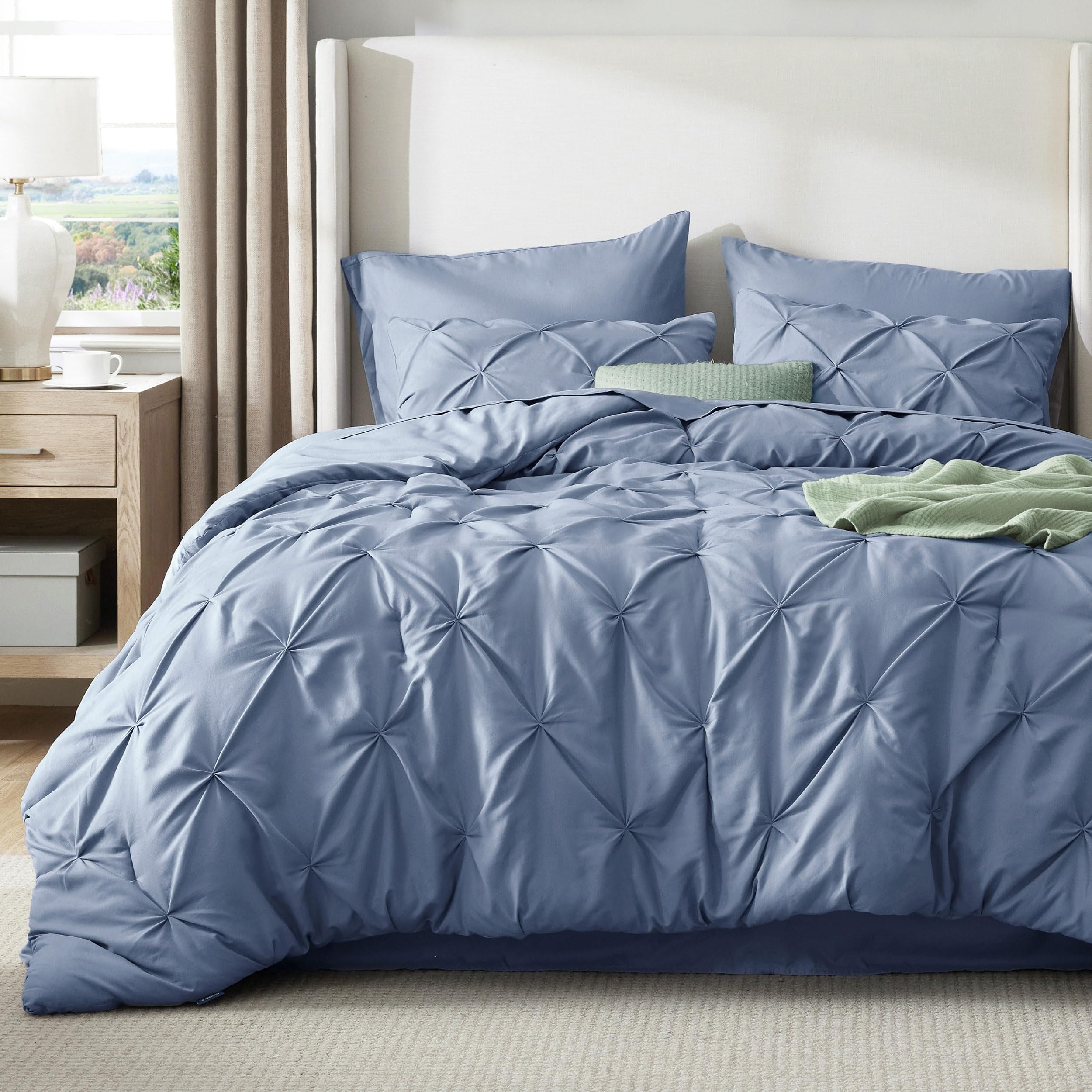 Bedsure Twin XL Comforter Set Pink - Dorm Room Essentials for Girls, Extra Long Twin XL Bedding Set with Sheets, All Season Down Alternative Comforter with Sheets, Pillowcase & Sham