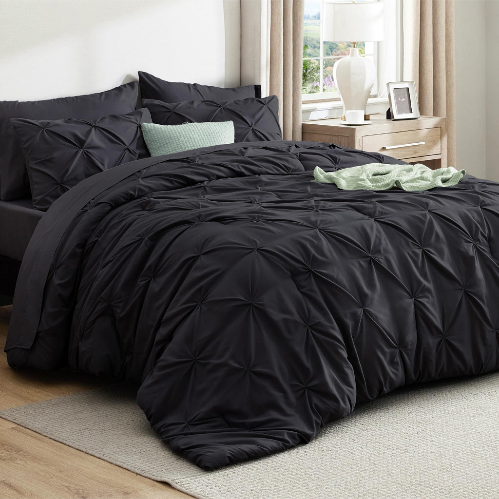 Bedsure Twin XL Comforter Set Pink - Dorm Room Essentials for Girls, Extra Long Twin XL Bedding Set with Sheets, All Season Down Alternative Comforter with Sheets, Pillowcase & Sham
