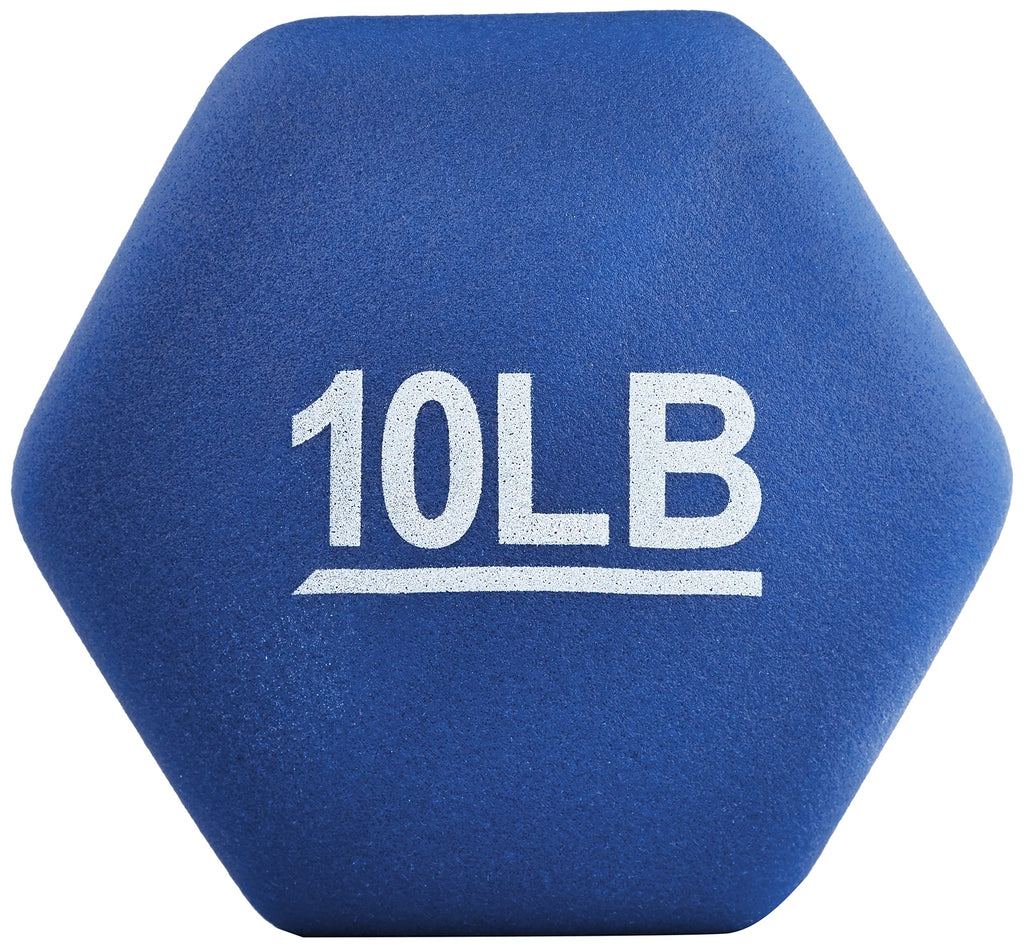 Amazon Basics Neoprene Dumbbell Hand Weights for Exercise and Muscle Toning