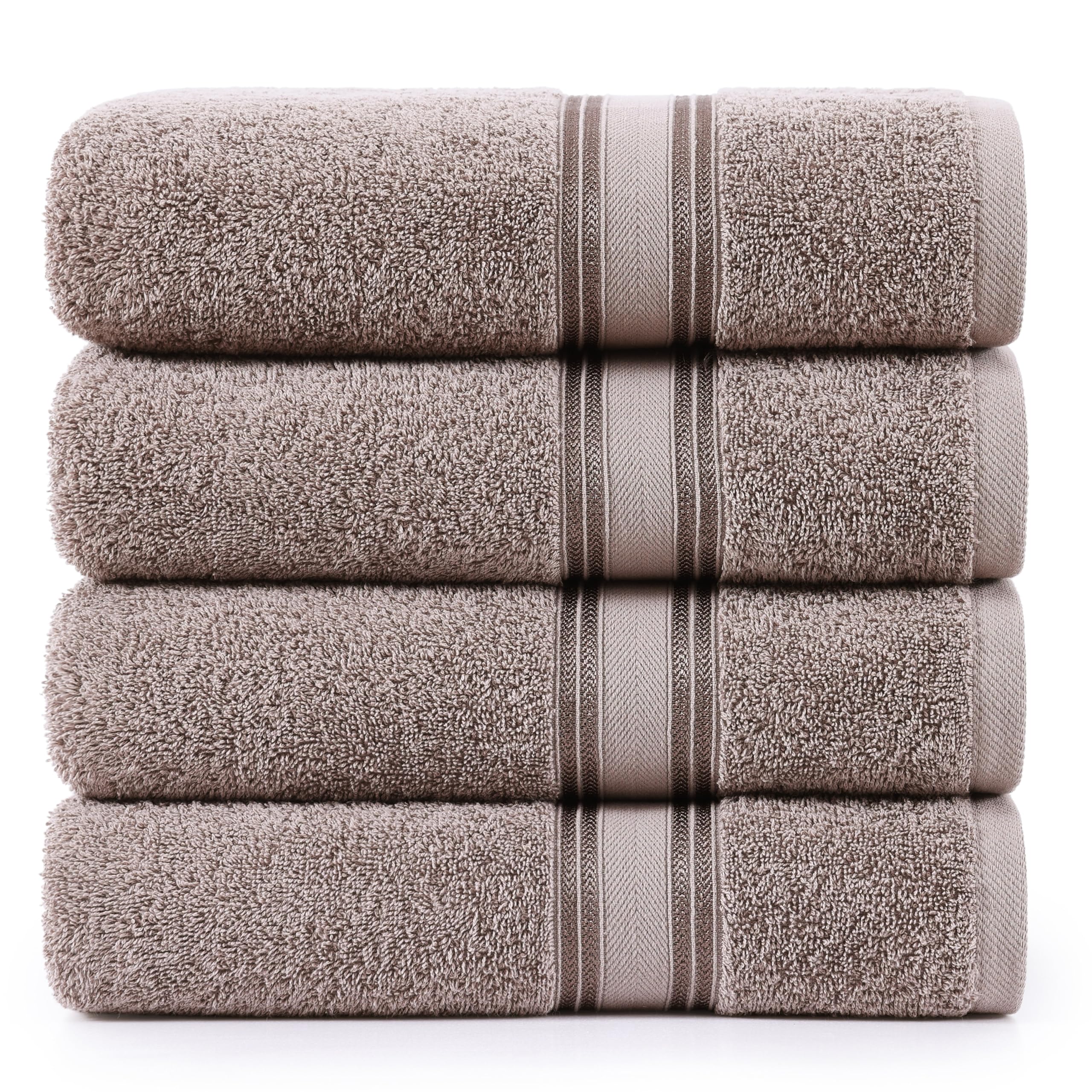 LANE LINEN Bathroom Towels Set of 18 – Zero Twist, 100% Mercerized Cotton Towel, 6 Bath, 6 Handtowel & 6 Washcloths, Luxury Hotel Design, Perfect for Salon & Guests, Machine Washable – Cerulean Blue
