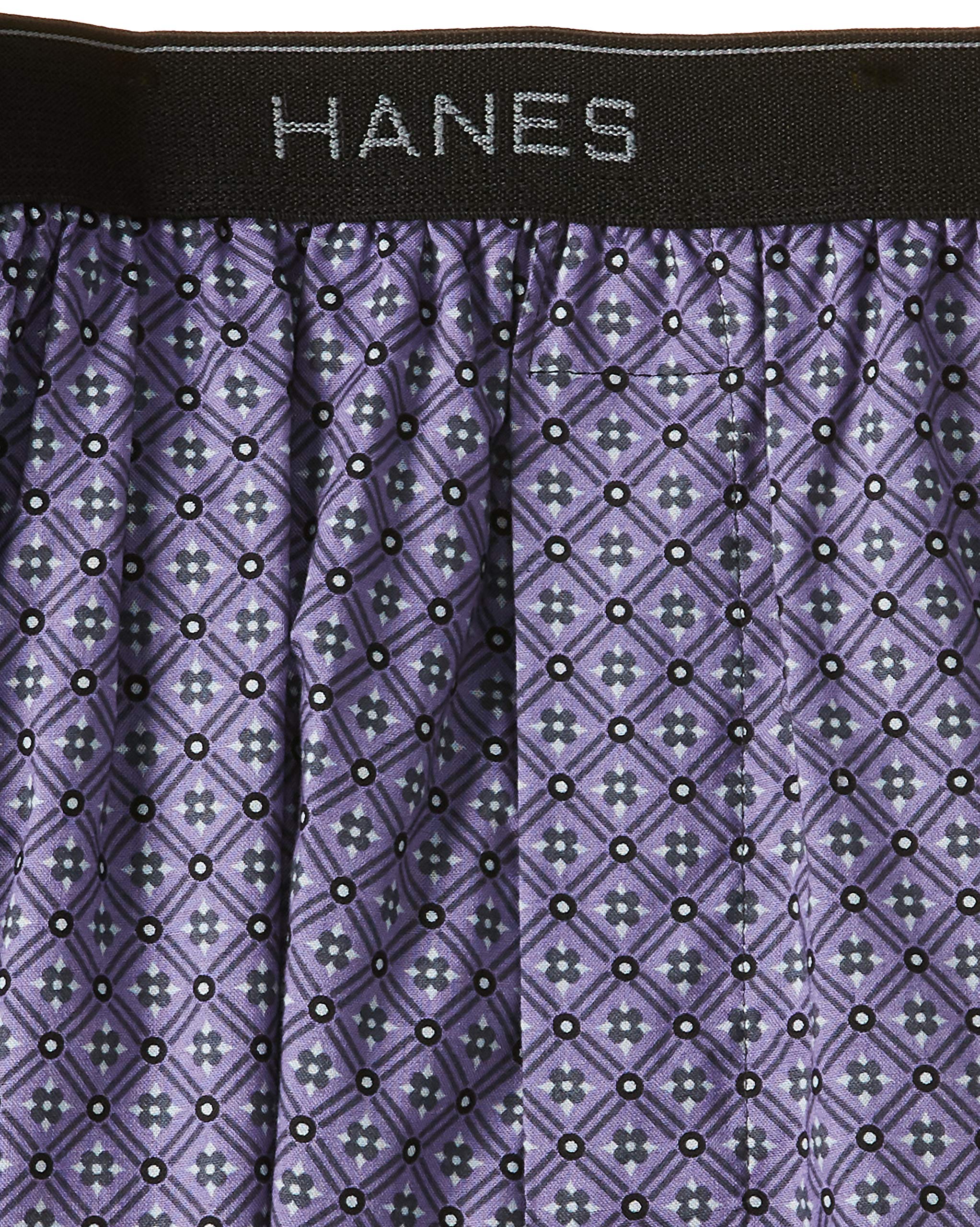 Hanes Men's Underwear Boxers Pack, Cool & Breathable Cotton Underwear, Moisture-Wicking Boxers for Men
