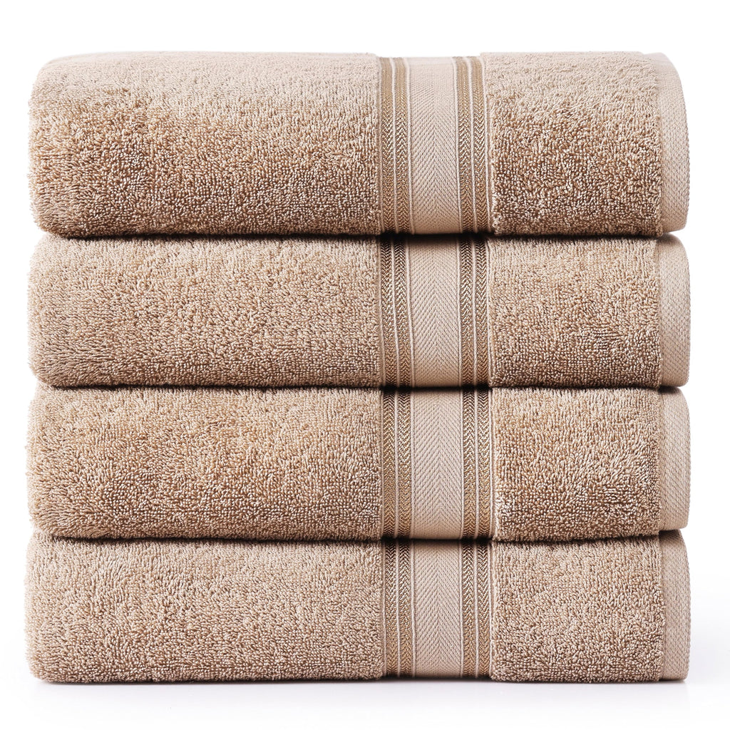 LANE LINEN Bathroom Towels Set of 18 – Zero Twist, 100% Mercerized Cotton Towel, 6 Bath, 6 Handtowel & 6 Washcloths, Luxury Hotel Design, Perfect for Salon & Guests, Machine Washable – Cerulean Blue